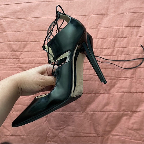 Jimmy Choo Hoops Lace-Up Leather Pump size 38 - Picture 6 of 7